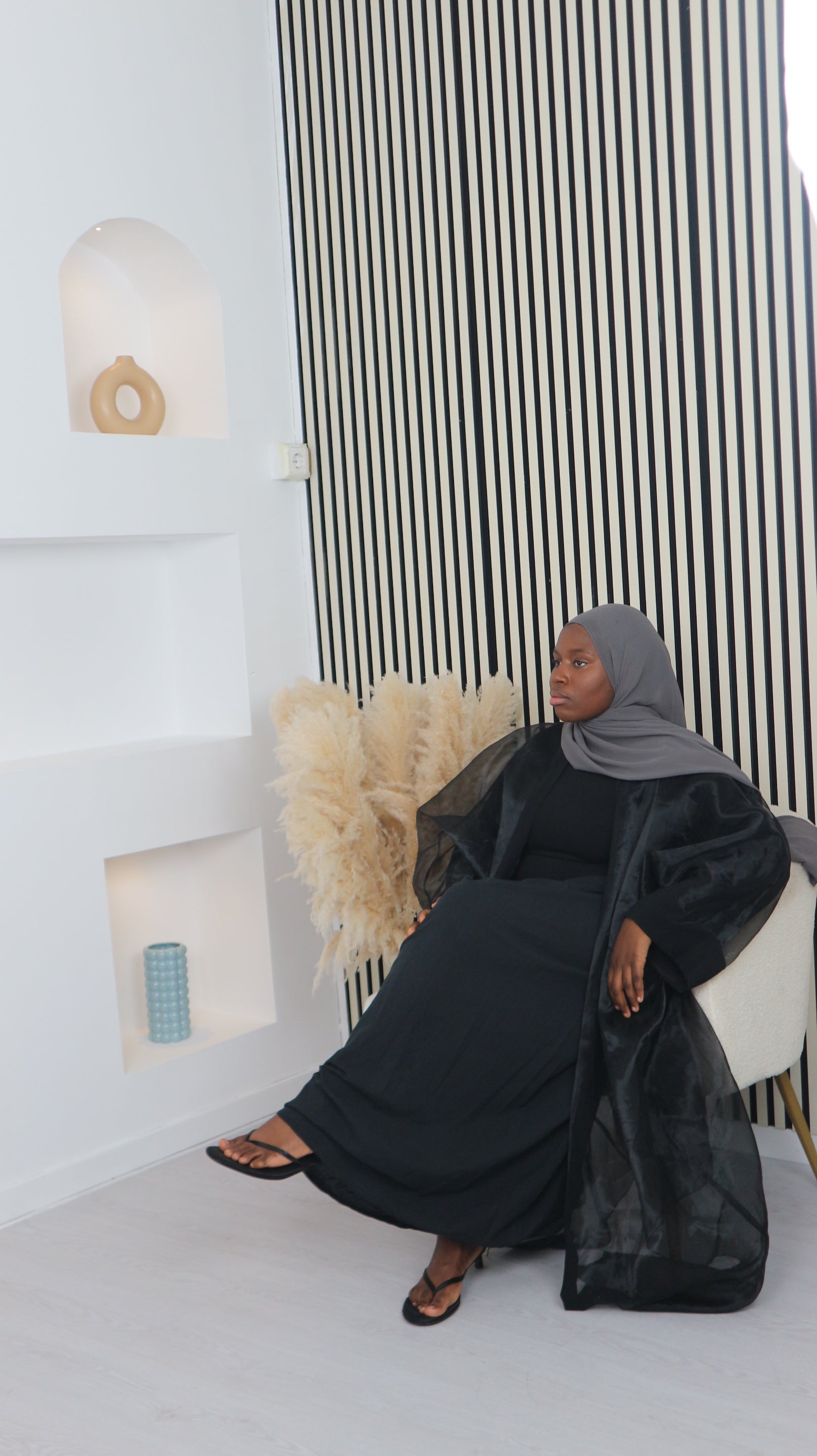 Abaya Noir Negro