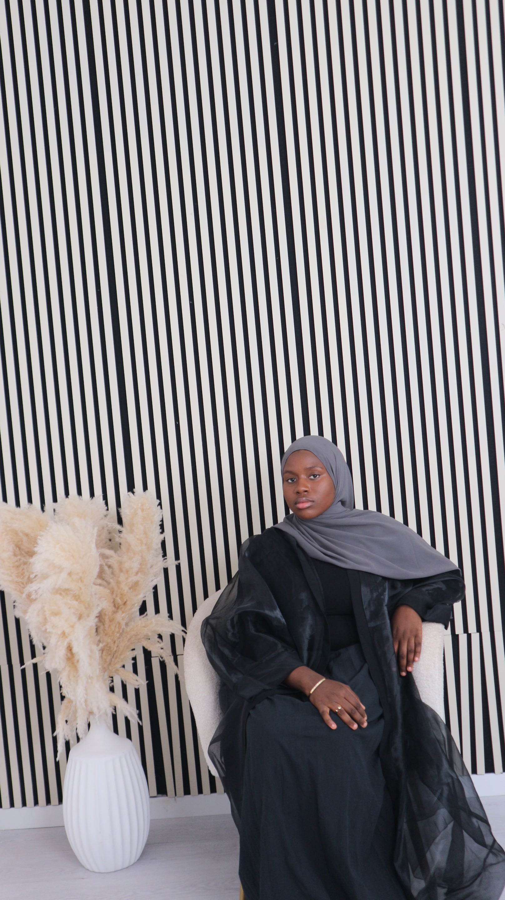 Abaya Noir Negro